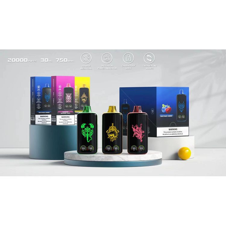 Salqin porlash LED LEA LEAP 20000 puffs